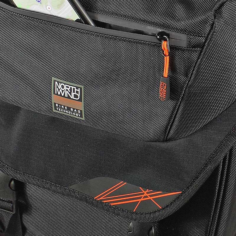 Northwind Gepäckträgertasche Classic Single Pannier schwarz