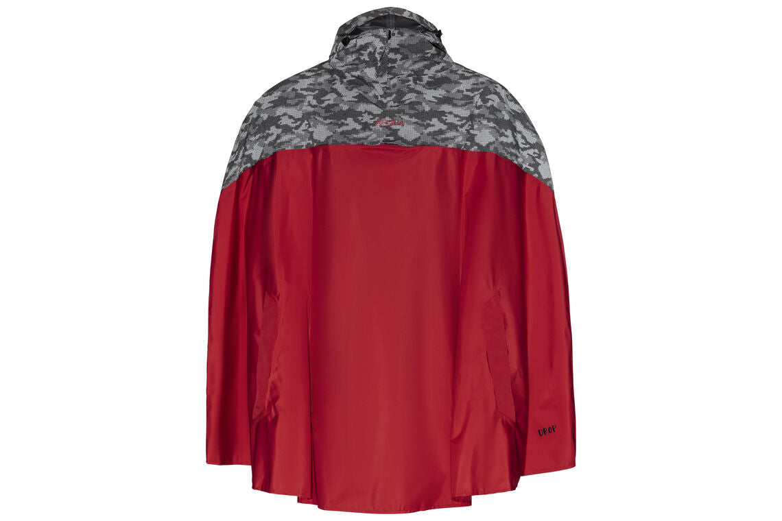 Apura Drop Poncho Reflex S/M rot/schwarz