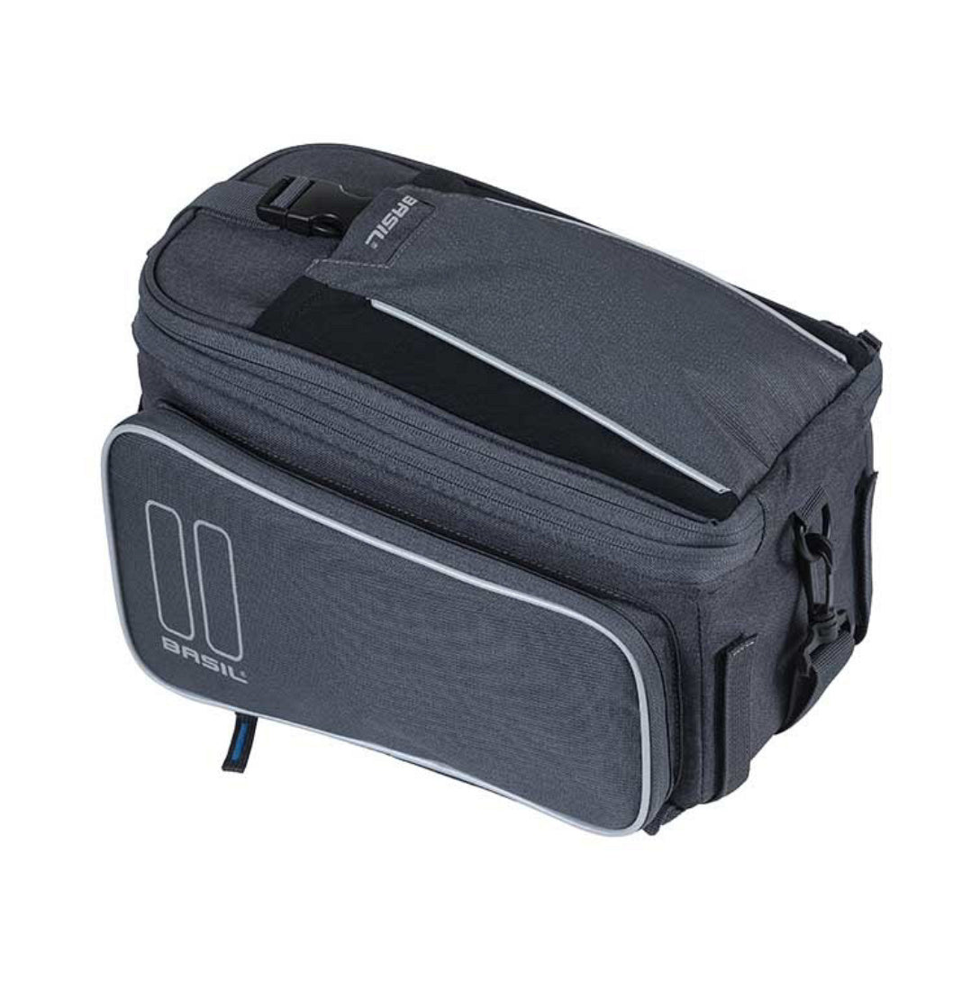 Basil Gepäckträgertasche Sport Design Trunkbag grau 7-12L