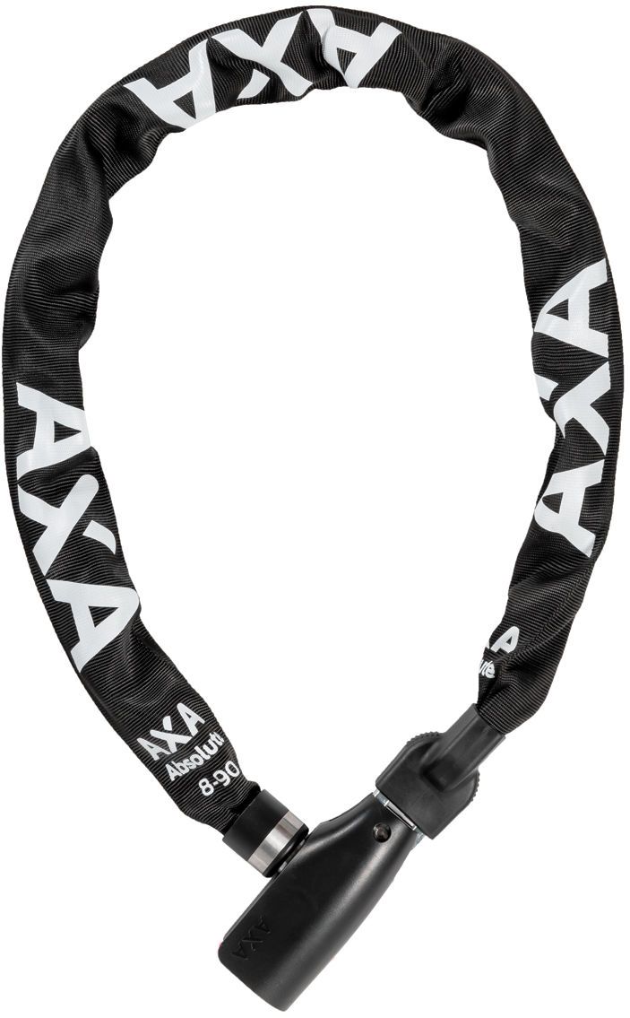 Axa Kettenschloss Absolute 8-90 mit Polyesterhülle Level 9