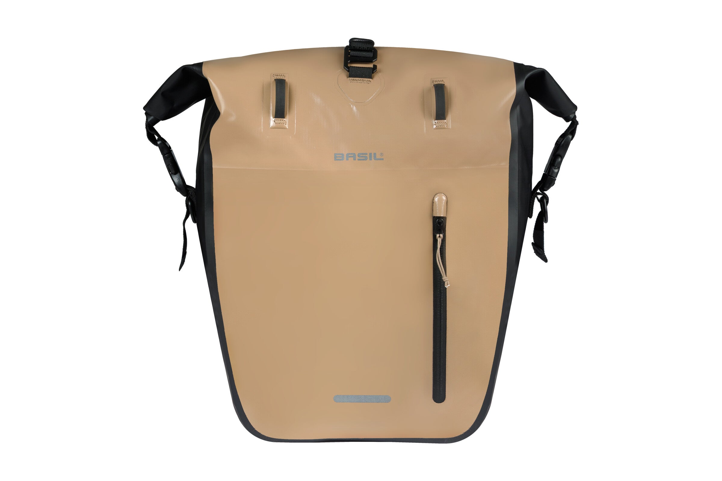 Basil Gepäckträgertasche Rivo L MIK Hooks 31L beige