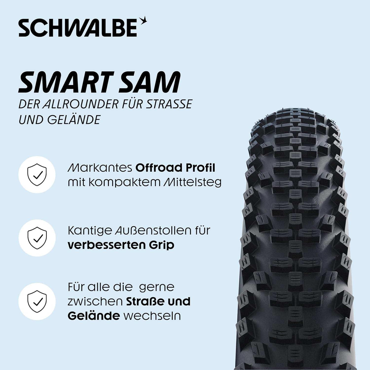 Schwalbe Reifen R 476 SmartSam 47-622