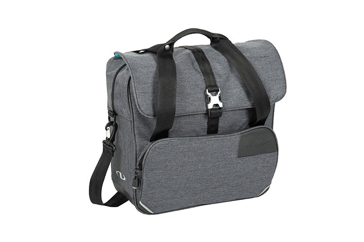 Norco Benmore Gepäckträgertasche grau Klickfix Regenhülle16L