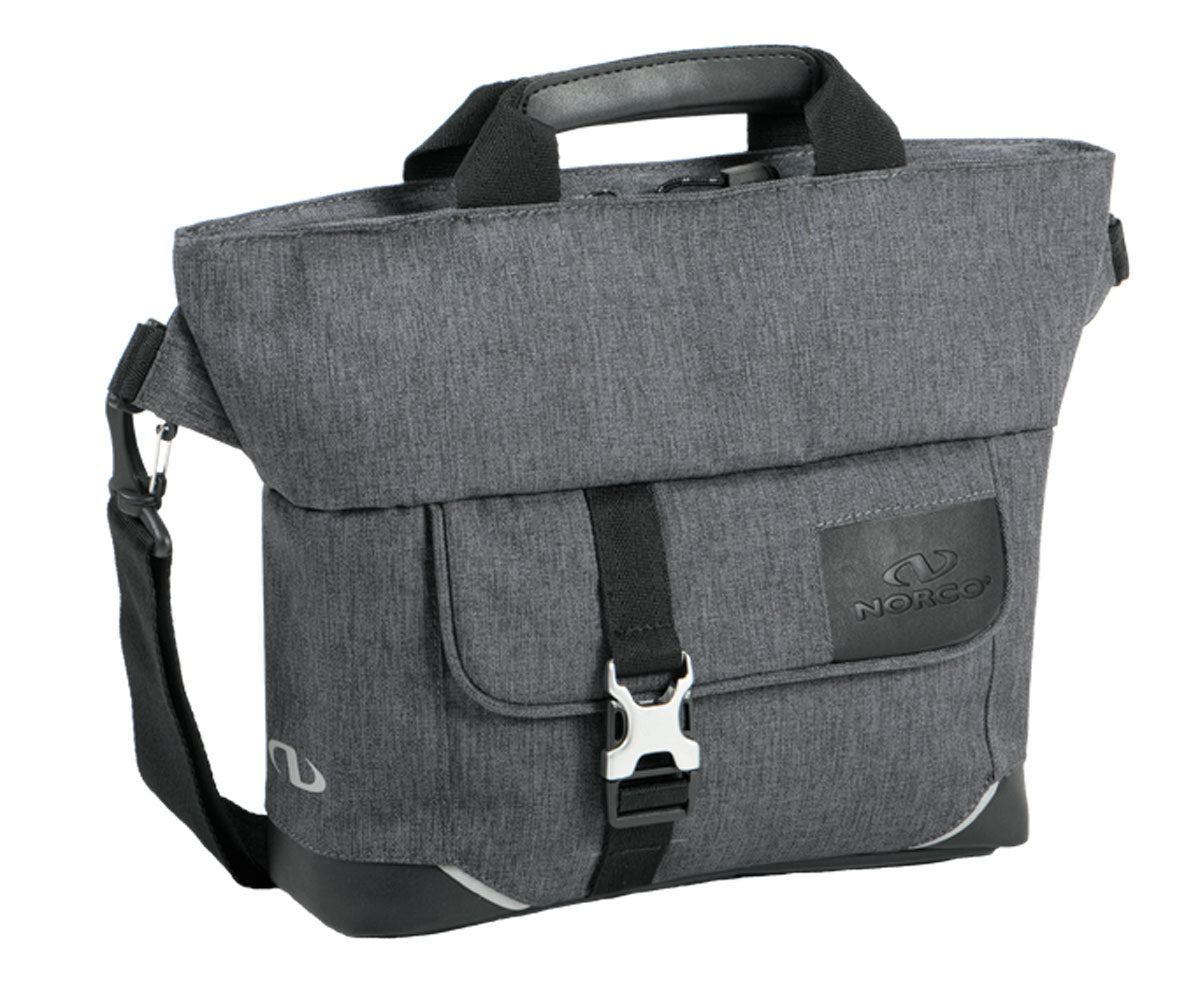 Norco Milford Lenkertasche grau Klickfix Schultergurt 7,5L