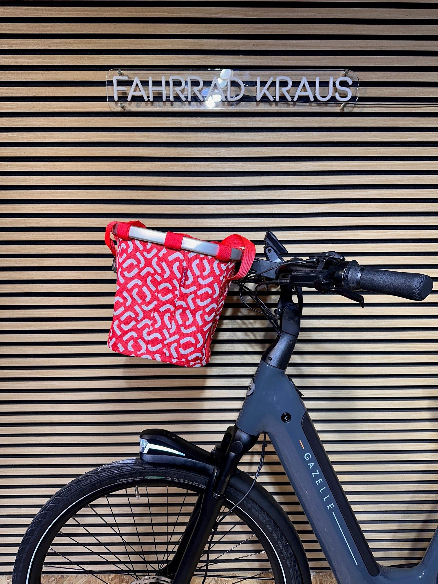 KlickFix Bikebasket Signature Red