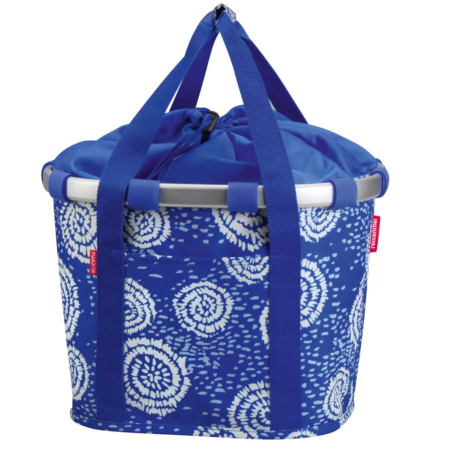 Reisenthel Bikebasket batik strong blue KLICKfix