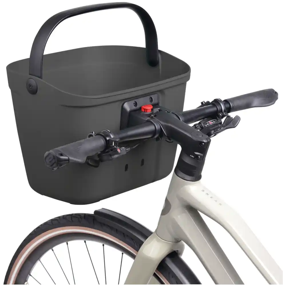 KLICKfix Mio Basket Lenkerkorb granite black 18L