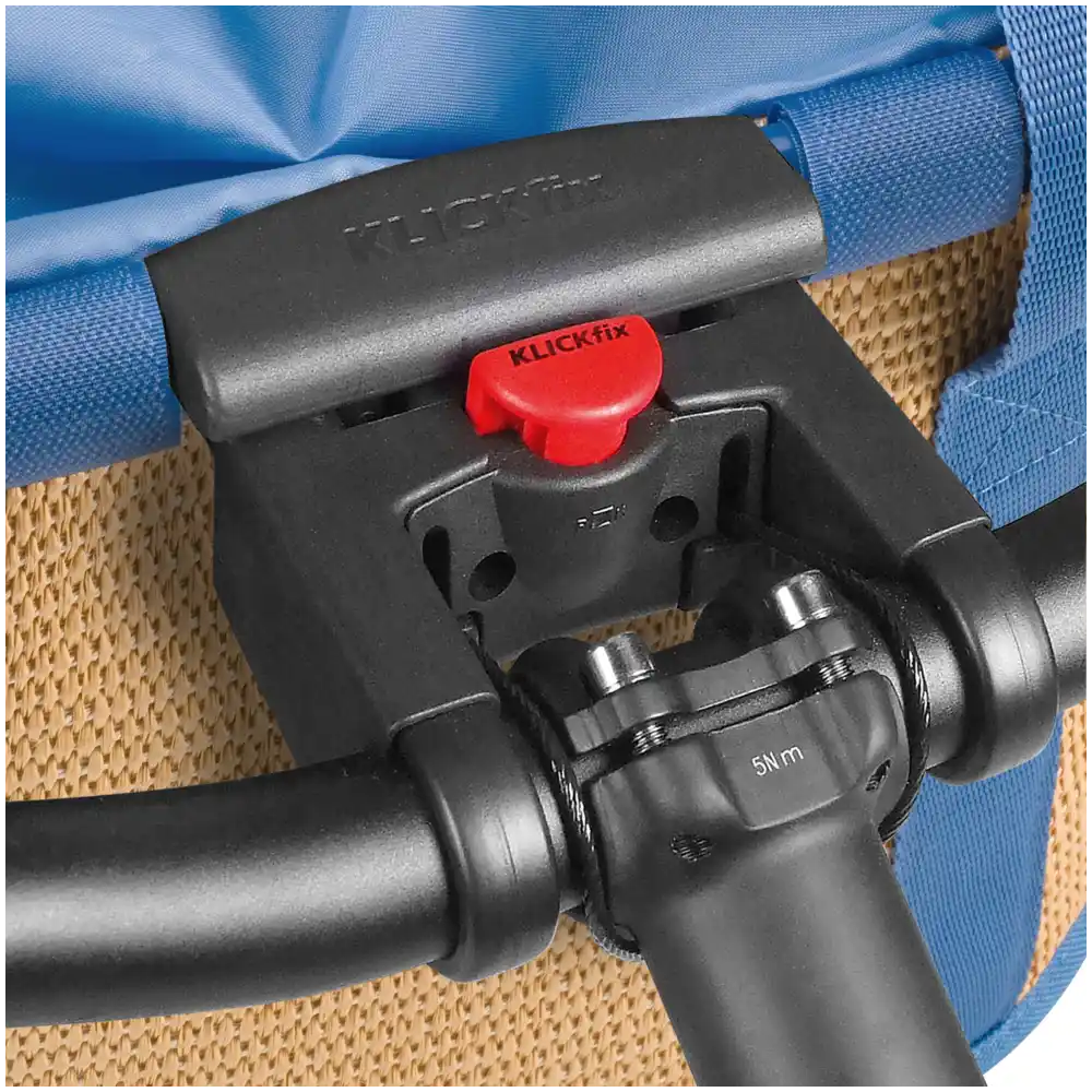 KLICKfix Reisenthel Bikebasket Lenkerkorb Raffia Blau 15L