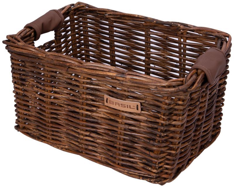 rattan korb fahrrad Basil Dorset braun Gr. M 27 x 39 x 21 cm Reduced4 Color:MATT BLACK Hybrid Pro 500 Cube