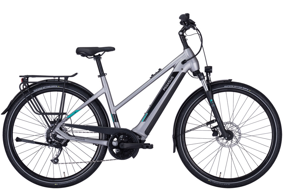 Pegasus EVO CX 500 silber | 500WH | E-Bike Damen Trekking | 2022 | Kettenschaltung