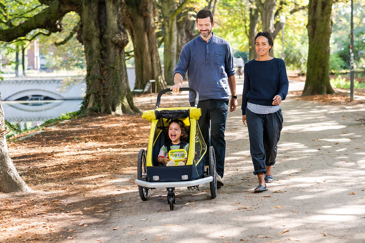 Croozer Kinderanhänger Kid for 2 max. Zuladung 45kg