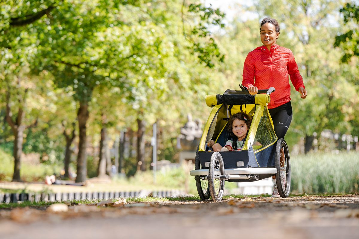 Croozer Kinderanhänger Kid for 2 max. Zuladung 45kg