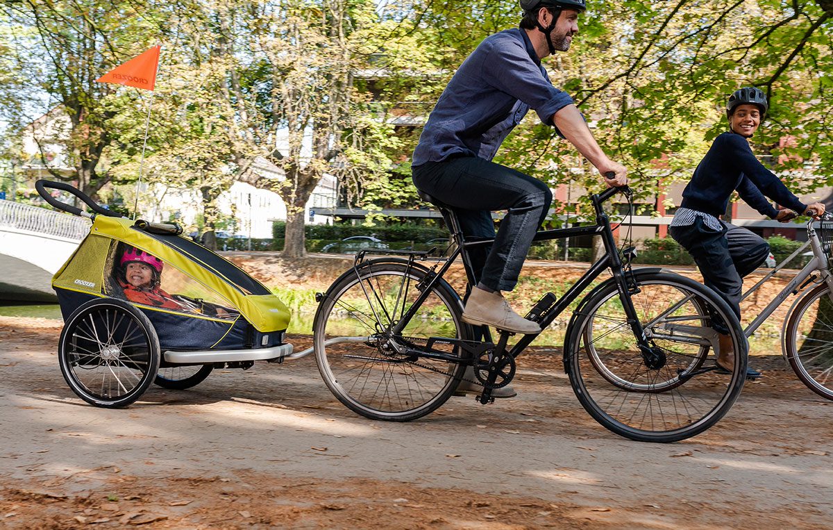 Croozer Kinderanhänger Kid for 2 max. Zuladung 45kg