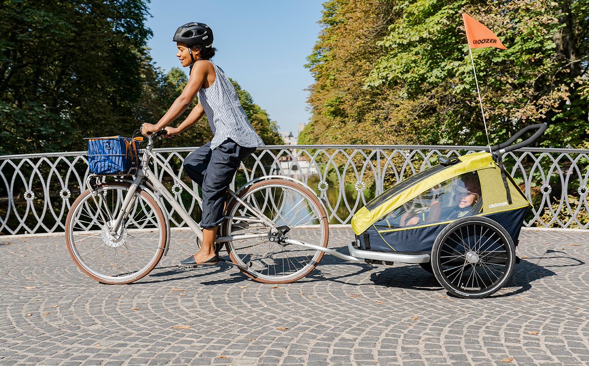 Croozer Kinderanhänger Kid for 2 max. Zuladung 45kg