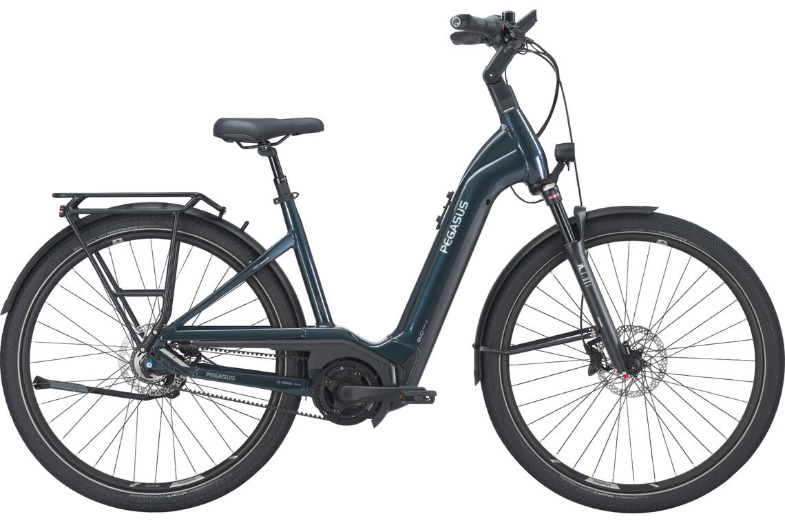 Pegasus PREMIO EVO 5 F LITE BELT blau | 750WH | E-Bike Damen Trekking | 2024 | Freilauf