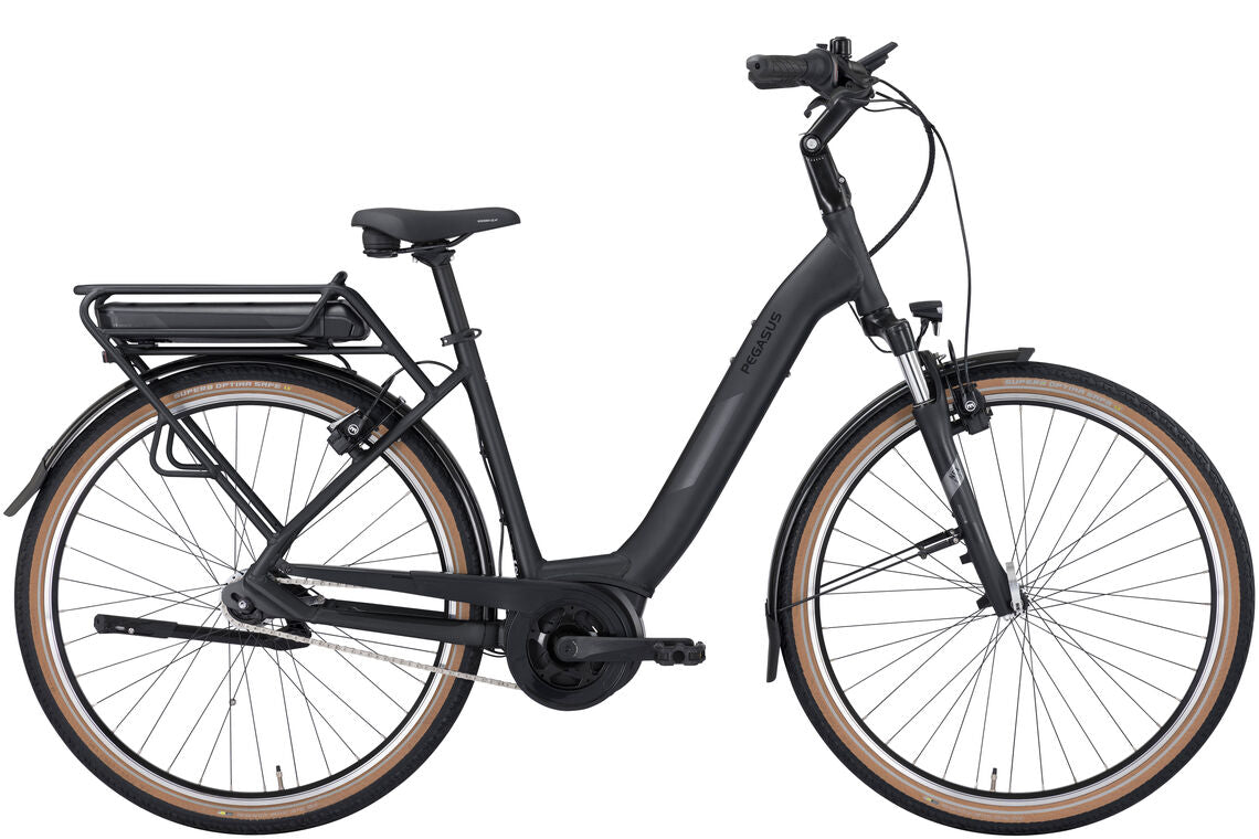 Pegasus SOLERO E7 R PLUS schwarz | 500WH | E-Bike Damen City | 2024 | Rücktritt