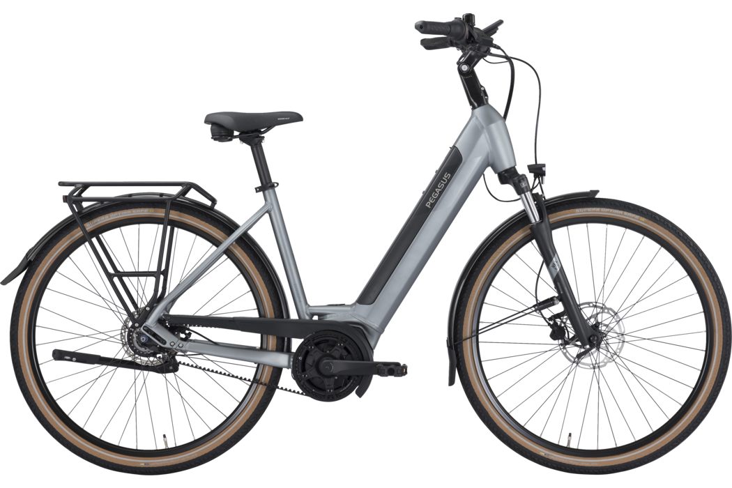 Pegasus SOLERO EVO 8 R BELT grau | 625WH | E-Bike Damen City