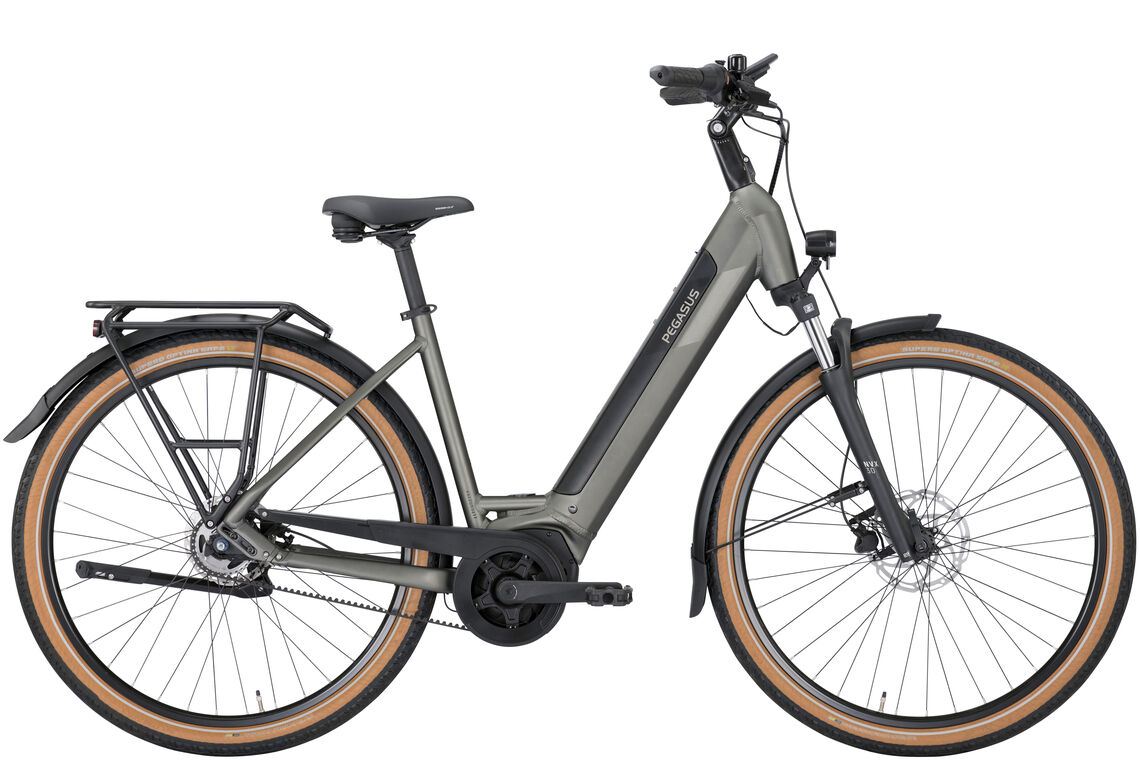 Pegasus SOLERO EVO 5 R BELT grau | 625WH | E-Bike Damen City