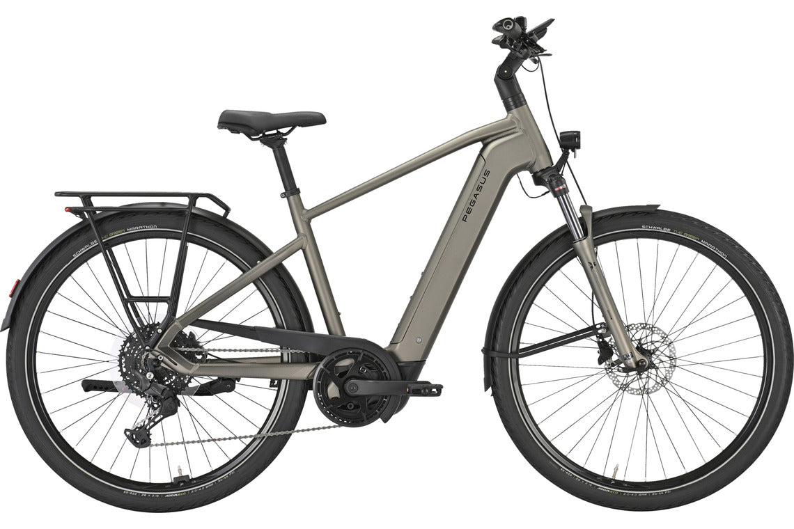 Pegasus PREMIO EVO 10 Lite grau | 800WH | E-Bike Herren Trekking | 2026 | Kettenschaltung