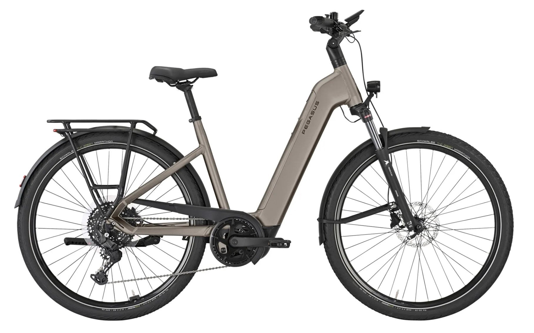 Pegasus PREMIO EVO 10 Lite grau | 800WH | E-Bike Damen Trekking