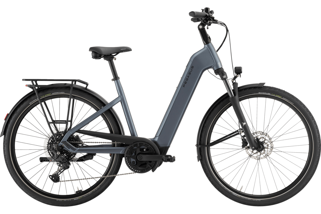 Pegasus Solero EVO 10 blau | 800WH | E-Bike Damen Trekking | 2026 | Kettenschaltung