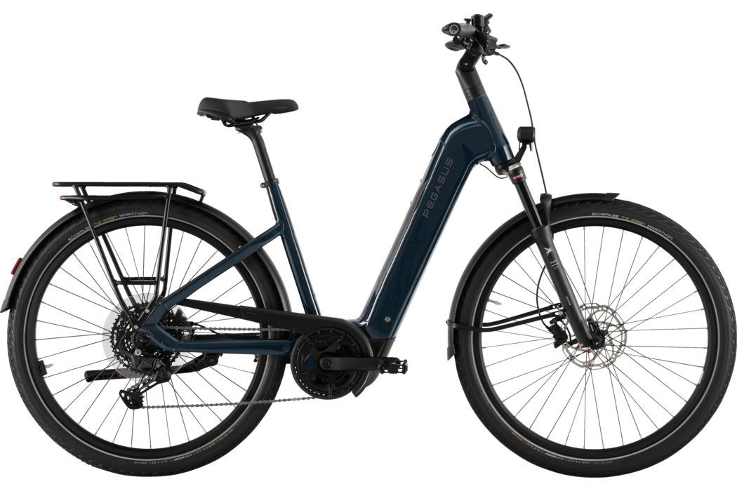 Pegasus Strong EVO 10 Lite blau | 800WH | E-Bike Damen Trekking | 2026 | Kettenschaltung