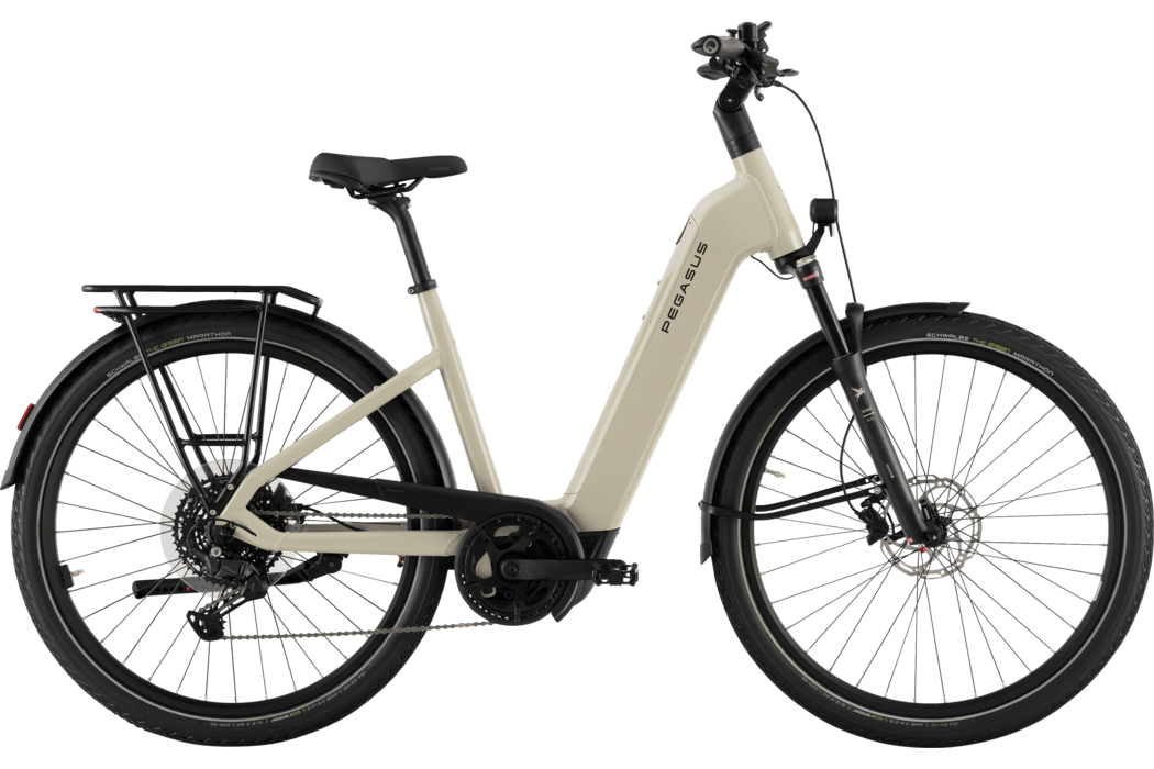 Pegasus Strong EVO 10 Lite grau | 800WH | E-Bike Damen Trekking | 2026 | Kettenschaltung