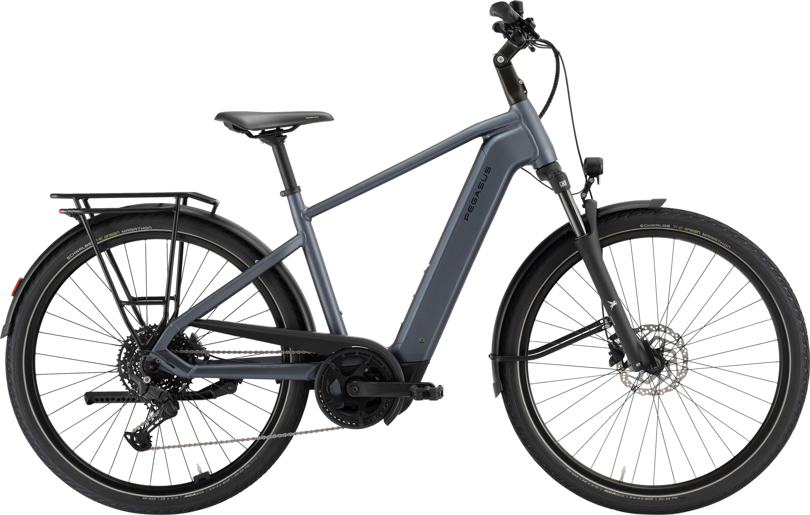 Pegasus Solero EVO 10 blau | 800WH | E-Bike Herren Trekking | 2026 | Kettenschaltung