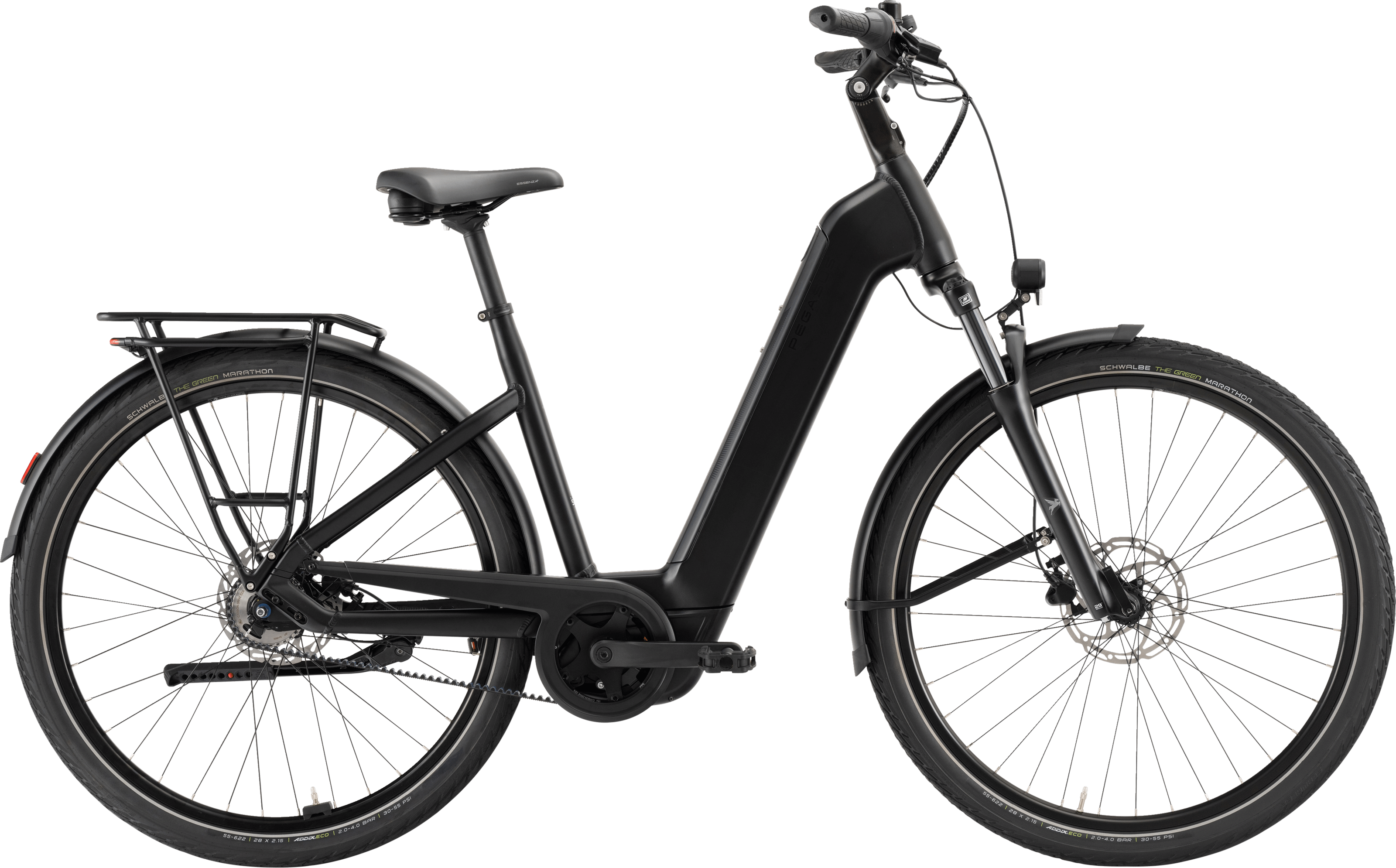 Pegasus Solero EVO 5R Belt schwarz | 800WH | E-Bike Damen City | 2026 | Rücktritt