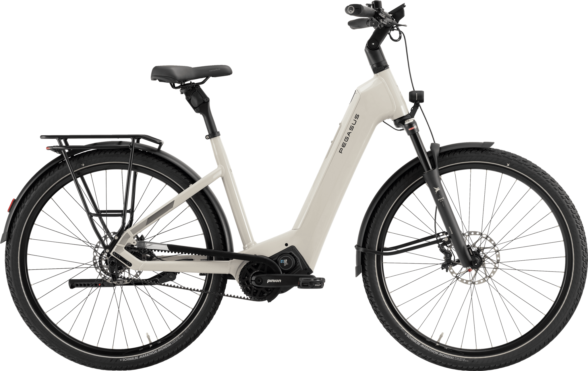 pegasus trekking e bike Pegasus ESTREMO EVO 12 LITE grau | 800WH | E-Bike Damen Trekking