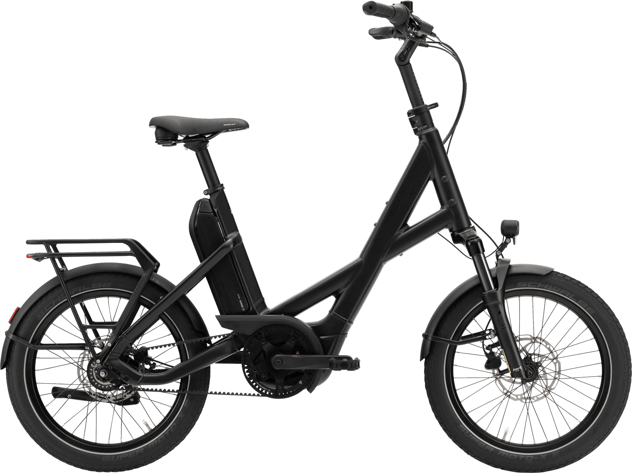 pegasus fahrrad matt schwarz Pegasus Swing E8F Belt schwarz | 800WH | E-Bike Kompakt | 2026