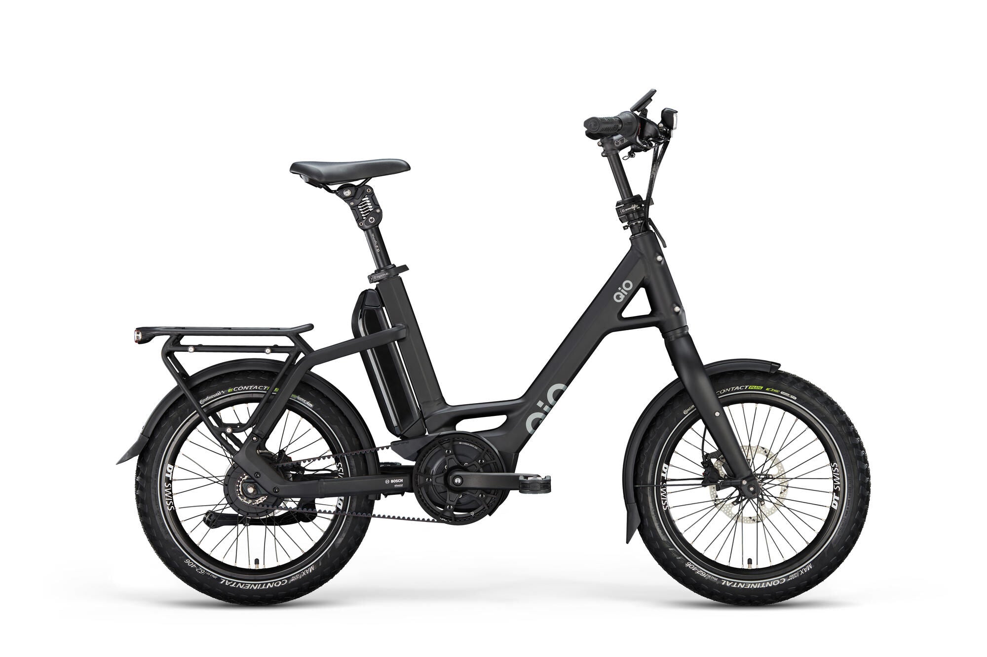 QiO EINS P-E schwarz | 545WH | E-Bike Kompakt | 2025 | Enviolo