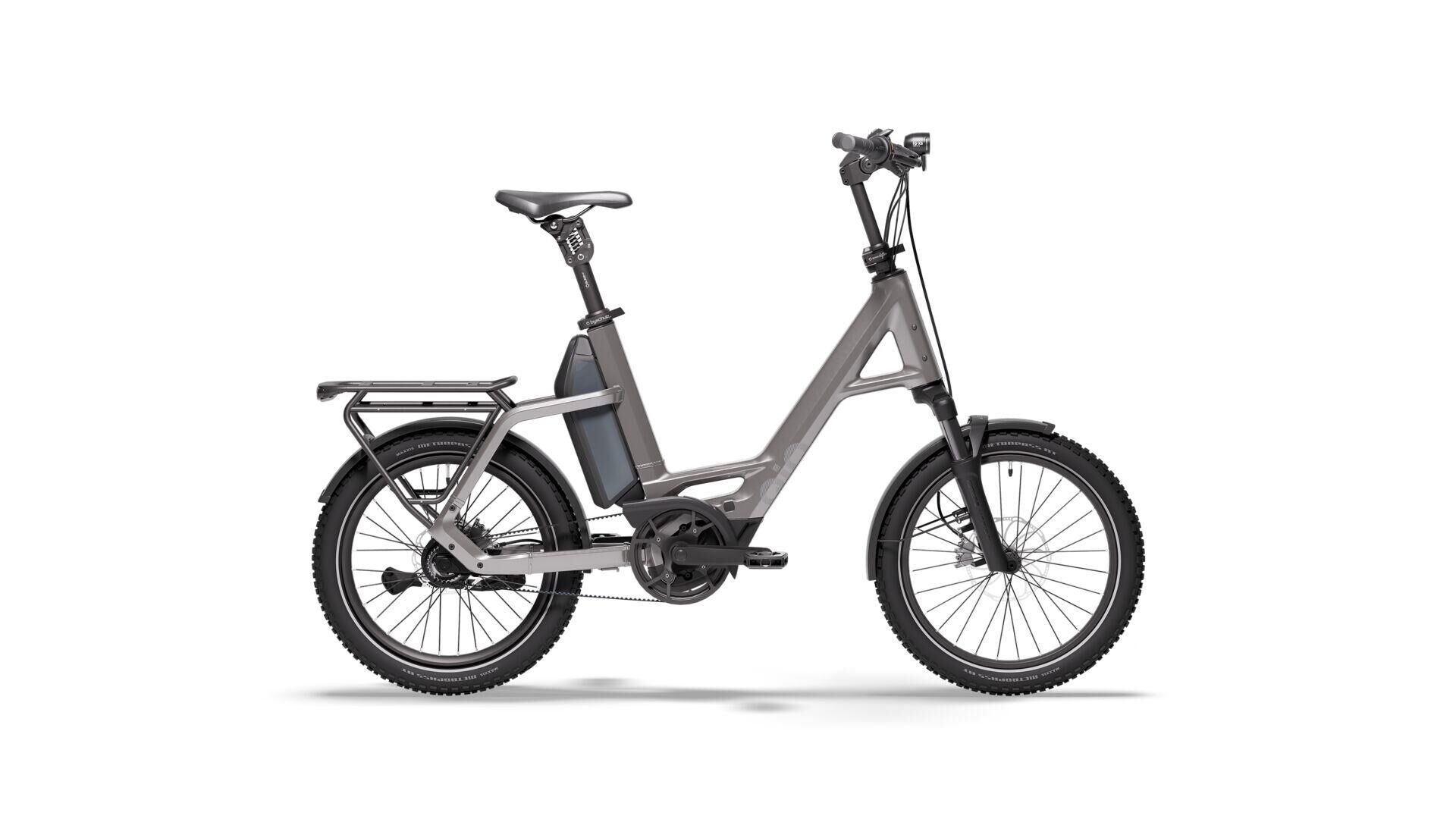 QiO Compact CX5x grau | 800WH | E-Bike Kompakt | 2026 | Freilauf