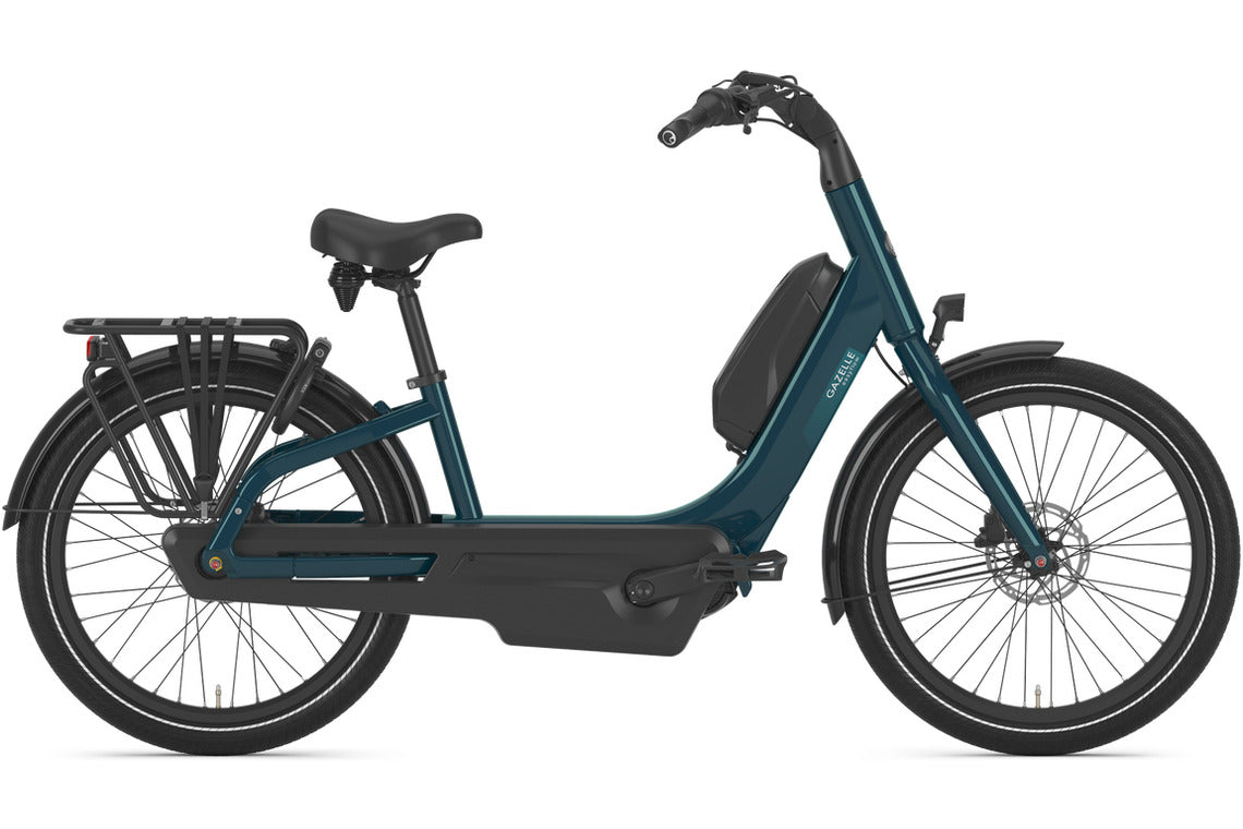Gazelle Easyflow C7 grün | 630WH | E-Bike Damen City | 2025 | Freilauf