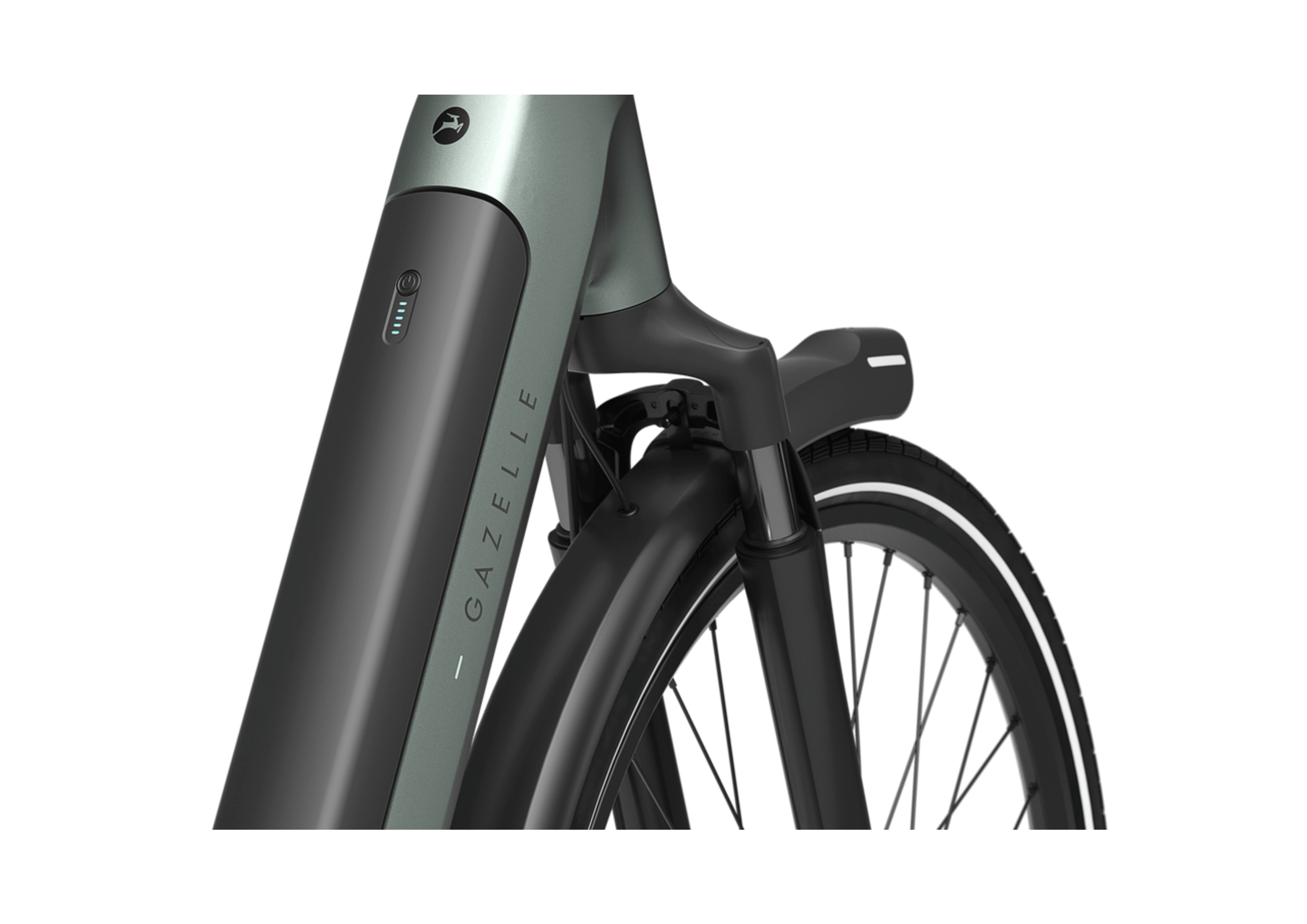 Gazelle Grenoble C5+ First Edition grün | 600WH | E-Bike Damen City | 2027 | Freilauf