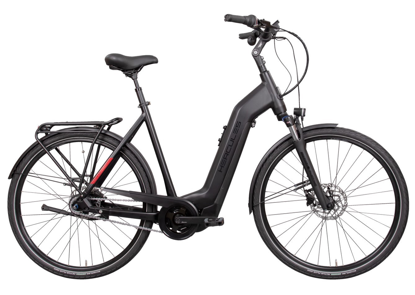 Hercules Intero I-R8 schwarz | 500Wh | E-Bike Damen City | 2024 | Rücktritt-Nabe