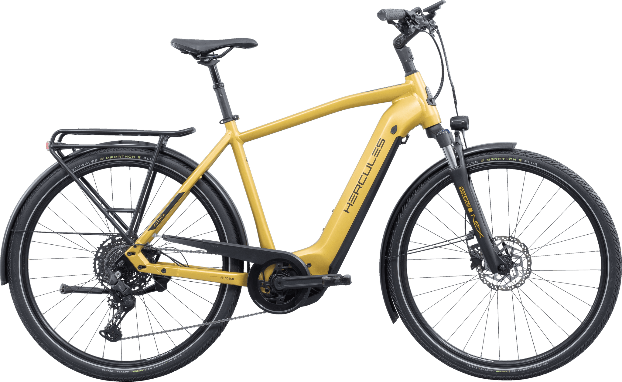 Hercules Futura I-10 gold | 625WH | E-Bike Herren Trekking | 2025