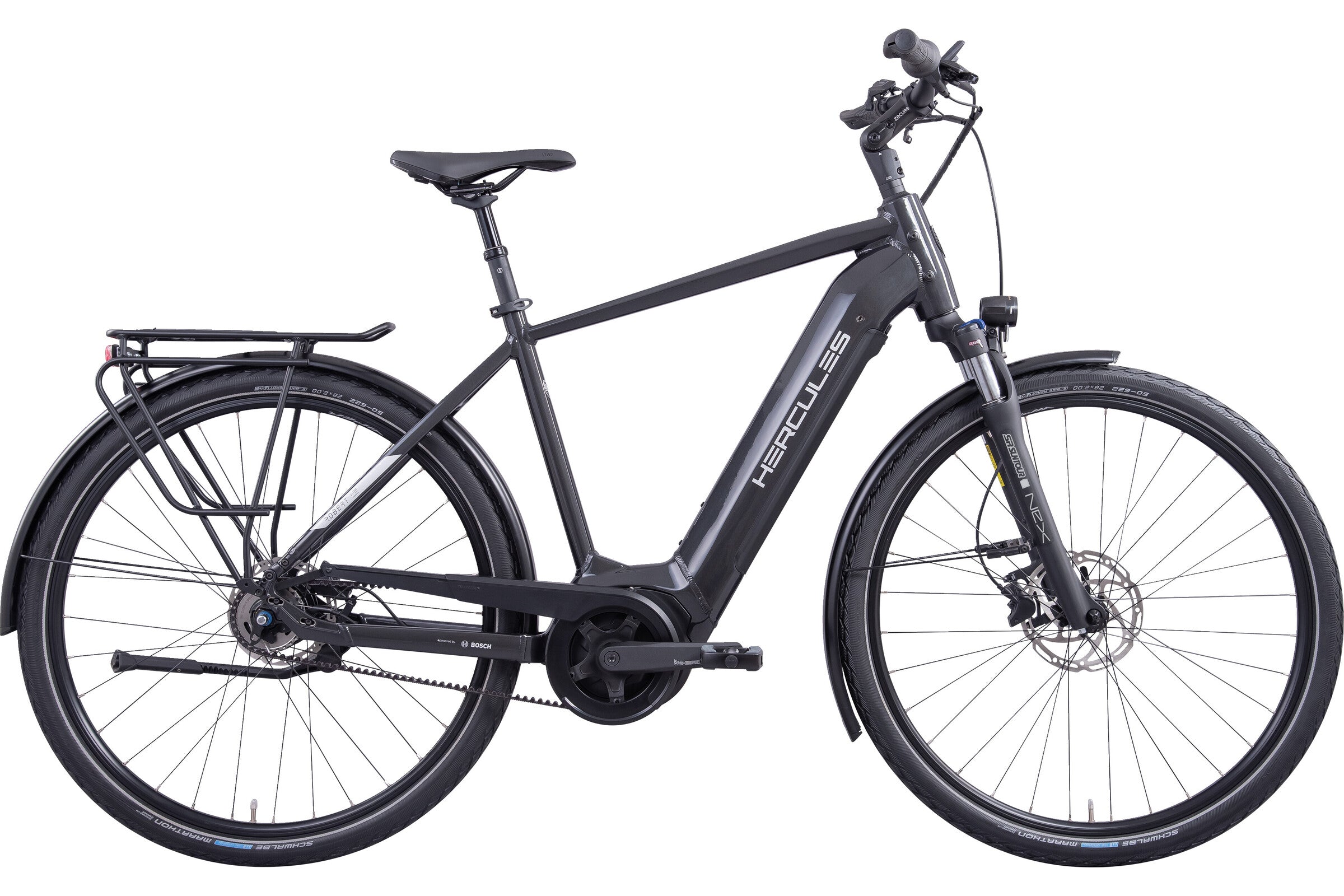 Hercules ROBERT/A I-R5 schwarz | 625WH | E-Bike Herren Trekking | 2025 | Kettenschaltung