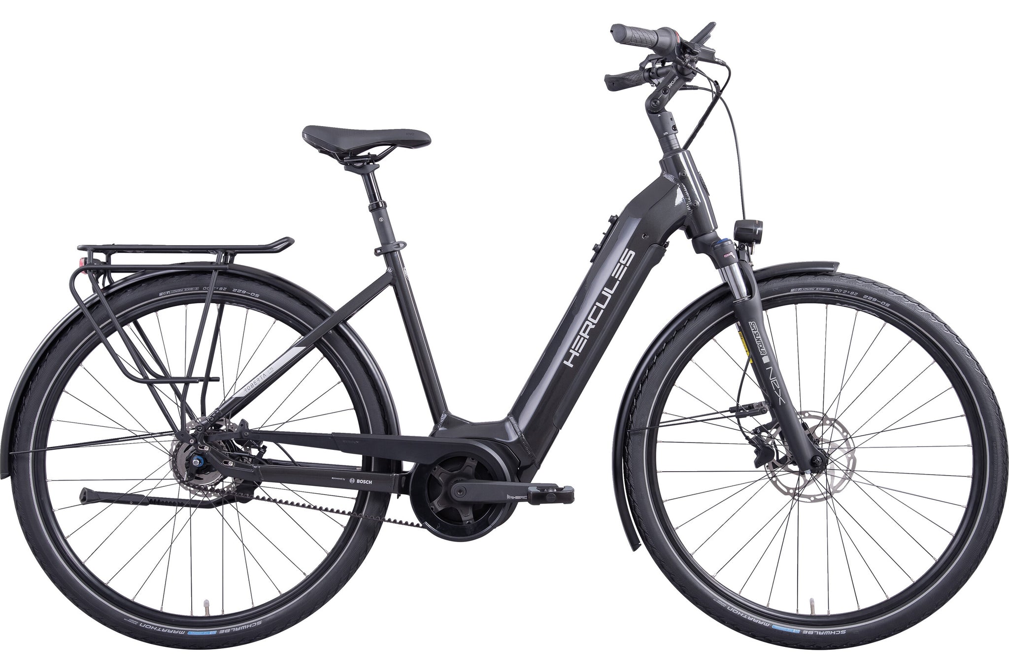 Hercules ROBERT/A I-F5 schwarz | 625WH | E-Bike Damen Trekking