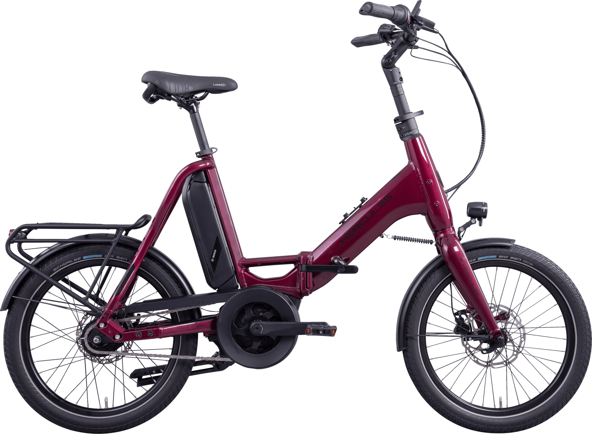 klapprad hercules Hercules ROB FOLD F8+ rot | 545WH | E-Faltrad | 2025
