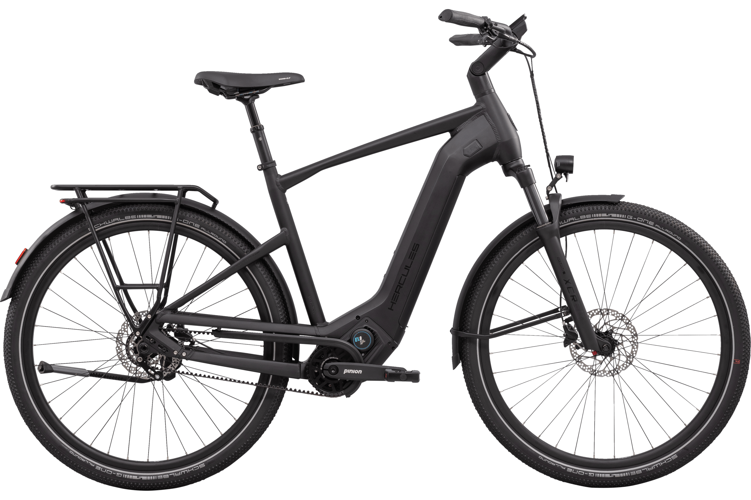 Hercules FUTURA I-P9 schwarz | 700WH | E-Bike Herren Trekking | 2026 | Getriebetechnik