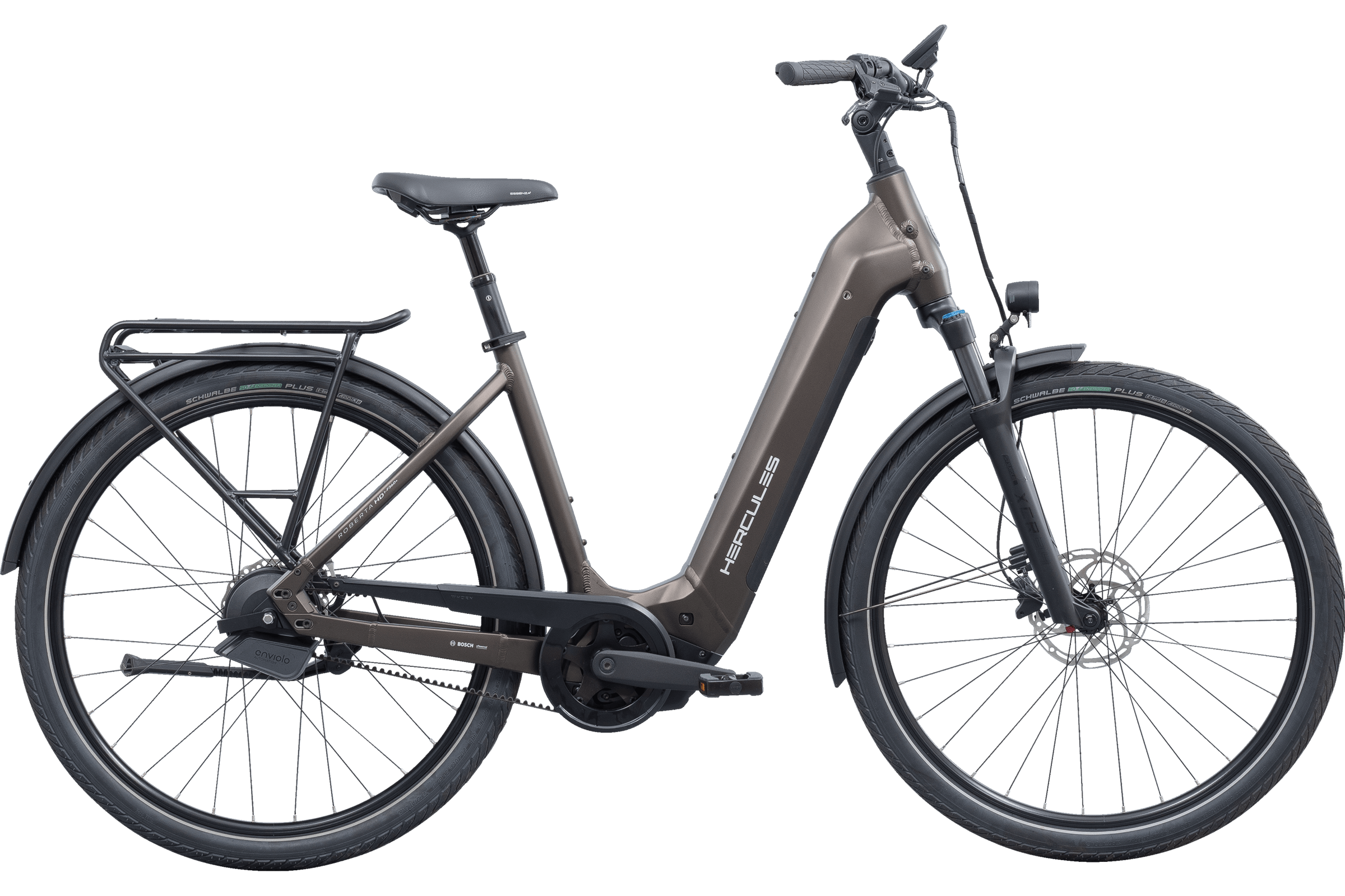 Hercules ROBERTA HD I-F360+ braun | 800WH | E-Bike Damen City | 2026 | Enviolo Automatic