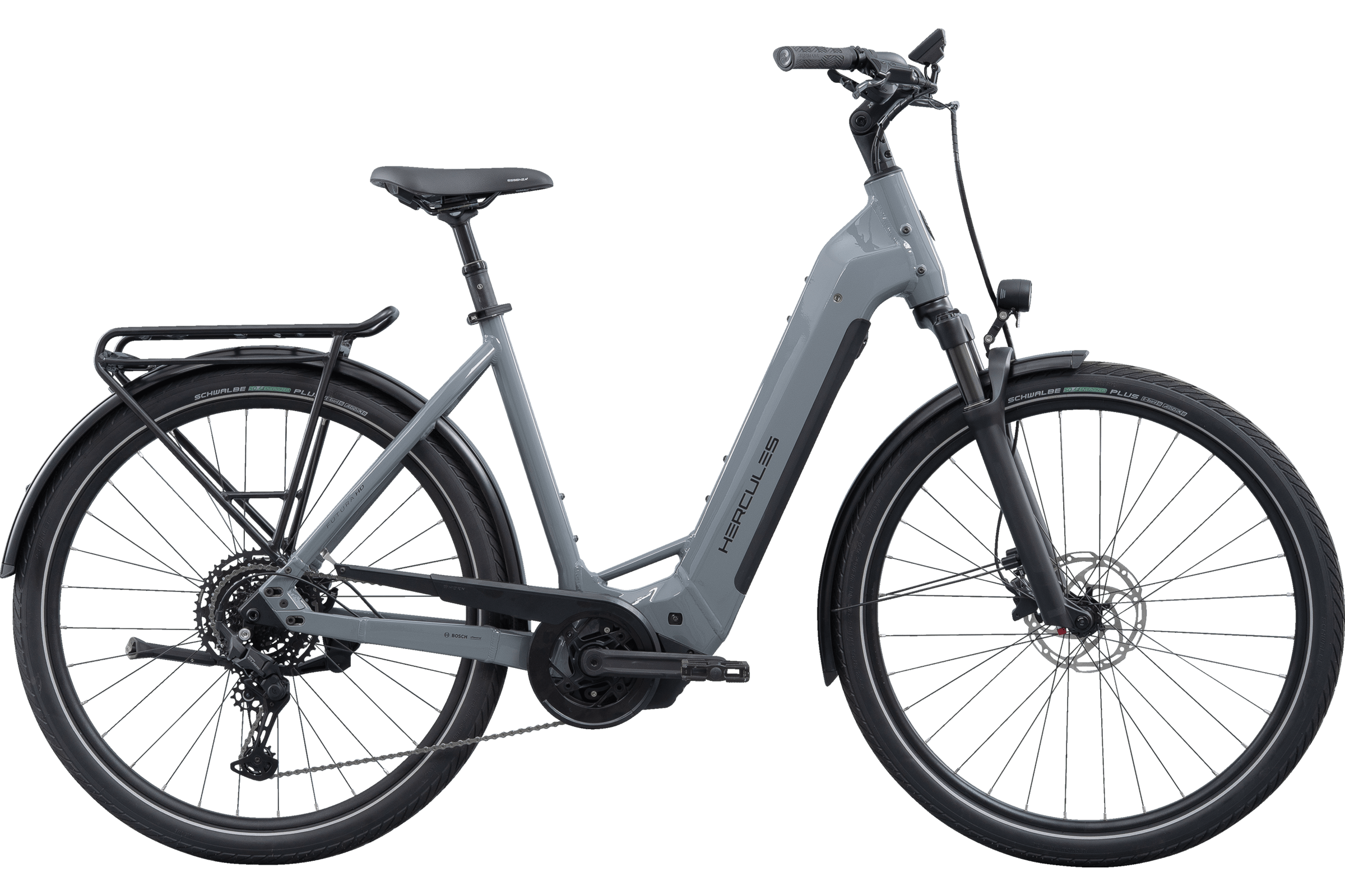 Hercules FUTURA HD 10 grau | 800WH | E-Bike Damen Trekking | 2026 | Kettenschaltung