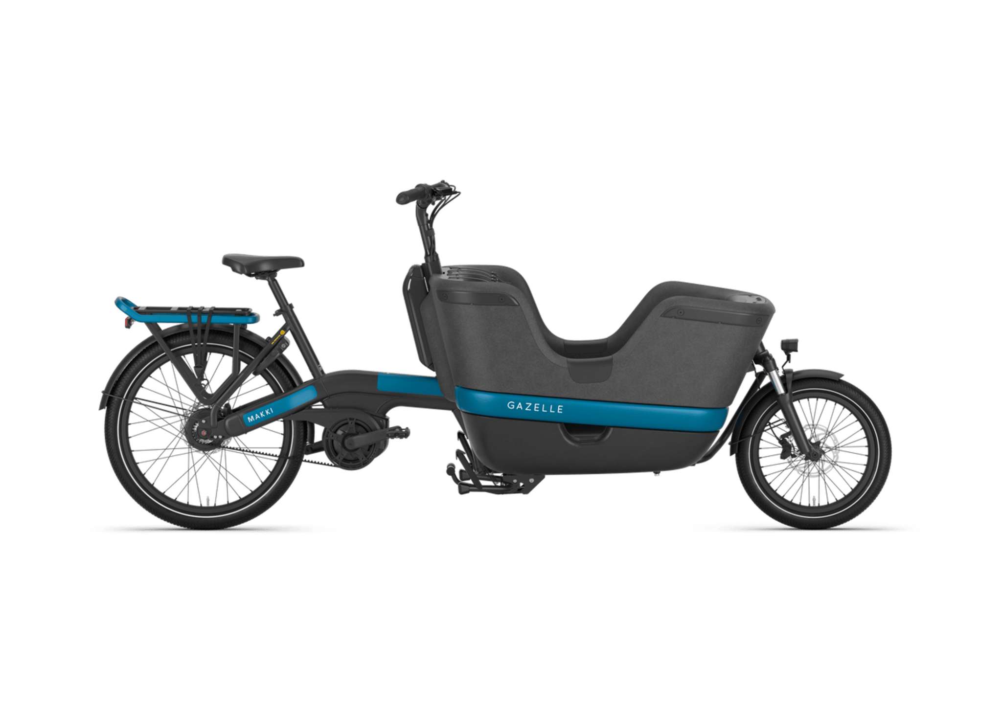 reifengröße gazelle hollandrad Gazelle Makki Load schwarz | 800WH | E-Lastenrad | 2025