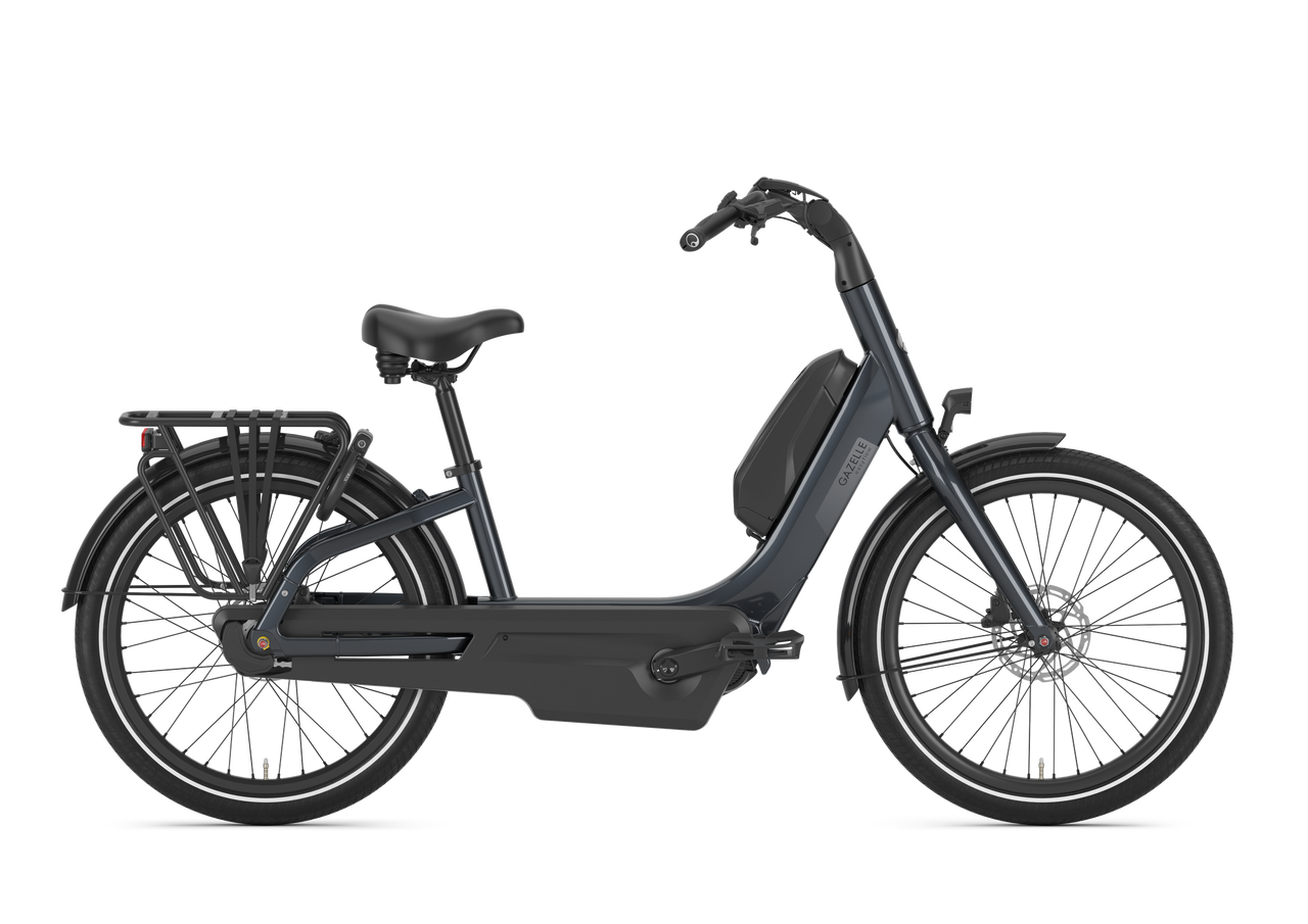 Gazelle Easyflow C8 anthrazit | 630WH | E-Bike Damen City | 2025 | Freilauf