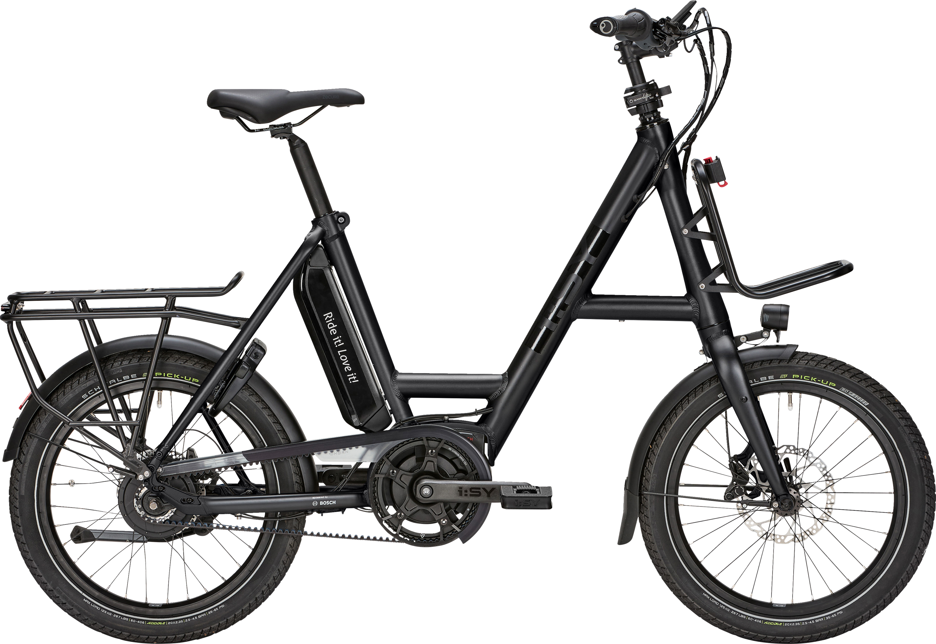 i:SY XXL E5 ZR F schwarz | 545WH | E-Bike Kompakt | 2026 | Freilauf