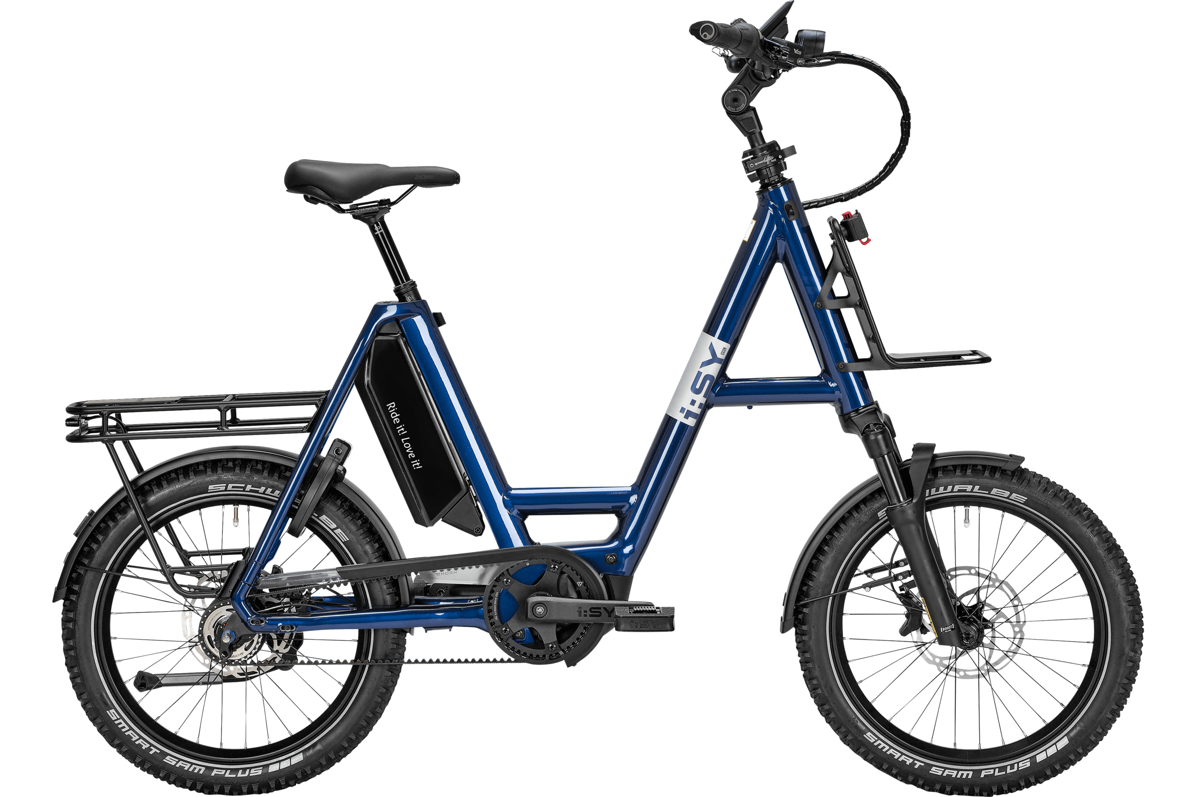 i:SY XXL E5 ZR F CX Adventure blau | 800WH | E-Bike Kompakt | 2026 | Freilauf