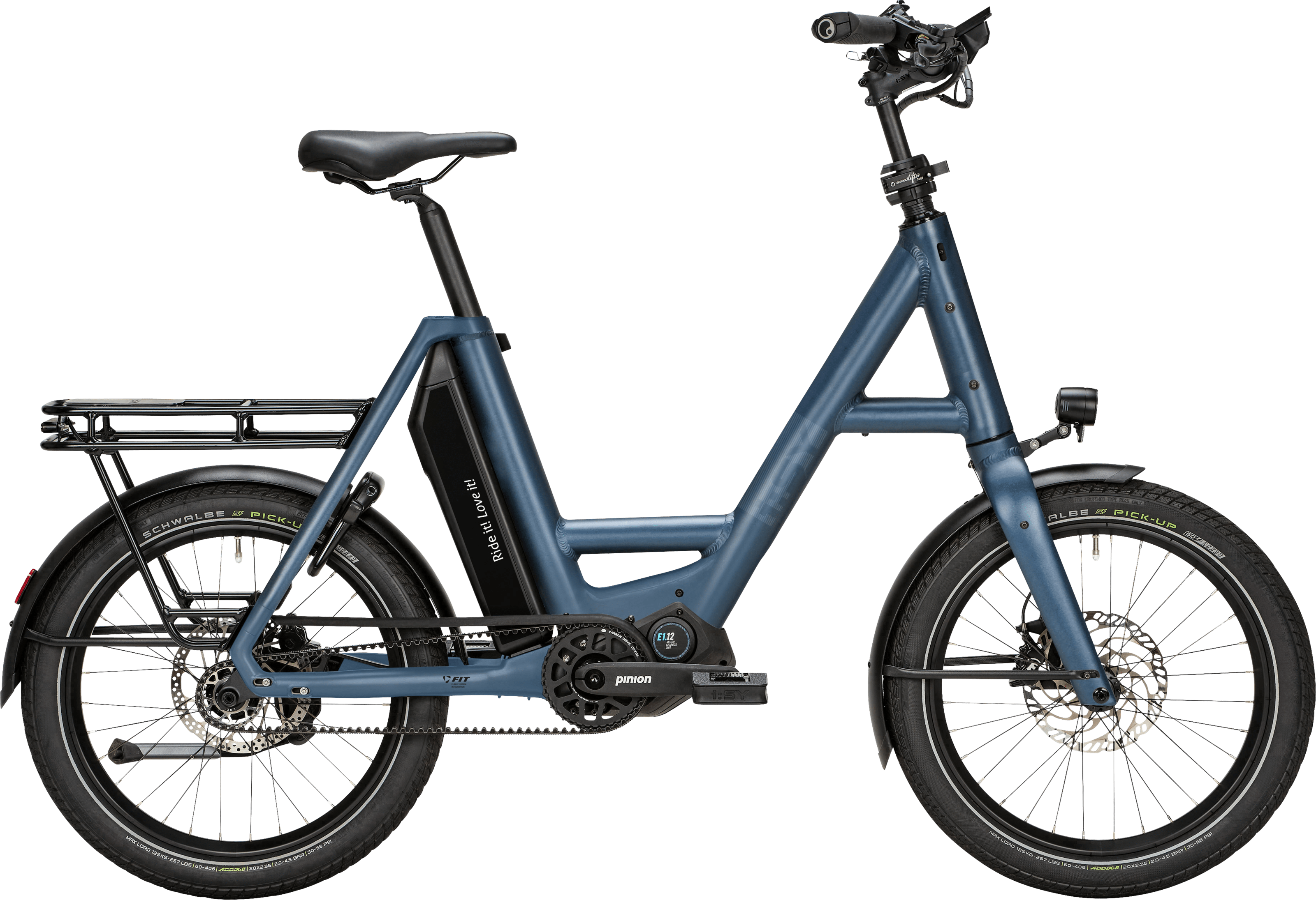 i:SY P12 ZR blau | 800WH | E-Bike Kompakt | 2026 | Getriebetechnik