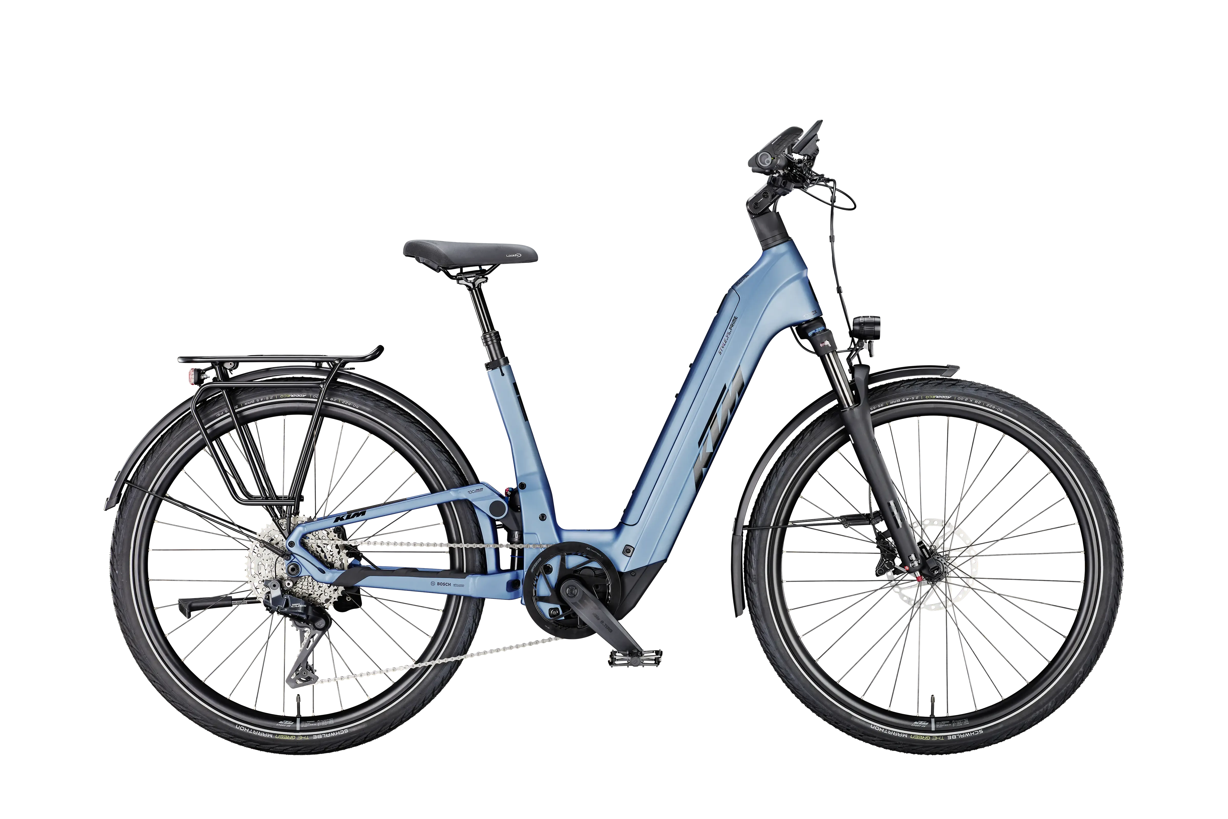 KTM MACINA STYLE FS PRIME blau | 800WH | E-Bike Damen Trekking | 2025 | Kettenschaltung