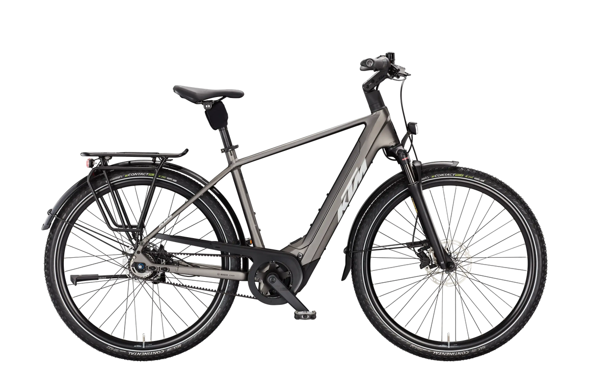 KTM MACINA CITY PX 830 BELT grau | 800WH | E-Bike Herren City | 2026 | Freilauf